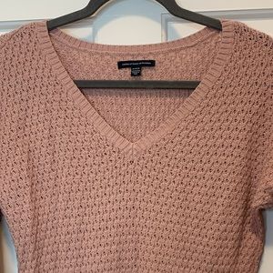Blush American Eagle Outfitters Fall Knit Sweater Size M